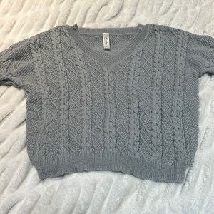 Grey Knit Sweater